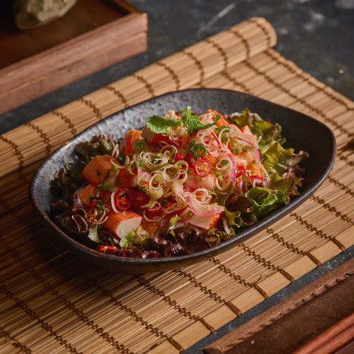 Spicy Crab Stick Salad